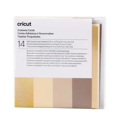 Cricut Papier Et Cartes|La Gamme Explore^Cartes à découper, collection Neutrals- S40 (14unités)