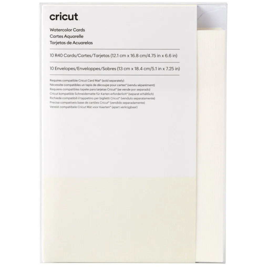Cricut Papier Et Cartes|La Gamme Explore^Cartes aquarelle -R40 (10unités)