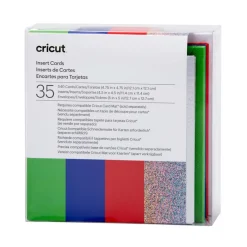 Cricut Papier Et Cartes|La Gamme Explore^Cartes avec insert, collection Rainbow Scales- S40 (35unités)