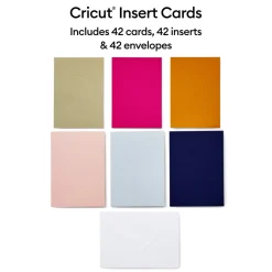 Cricut Papier Et Cartes|La Gamme Explore^Cartes avec insert, collection Sensei- R10 (42unités)