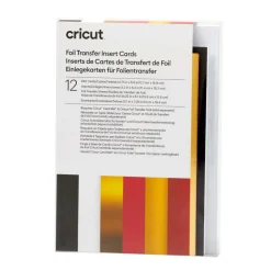 Cricut Papier Et Cartes|La Gamme Explore^Cartes avec insert de transfert de foil, collection Royal Flush- R40 (12unités)