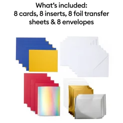 Cricut Papier Et Cartes|La Gamme Joy^Cartes avec insert transfert de foil Joy™, collection Celebration - A6