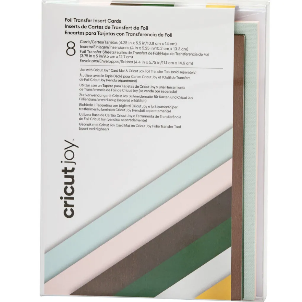 Cricut Papier Et Cartes|La Gamme Joy^Cartes avec insert transfert de foil Joy™, collection Forest Grove - A2