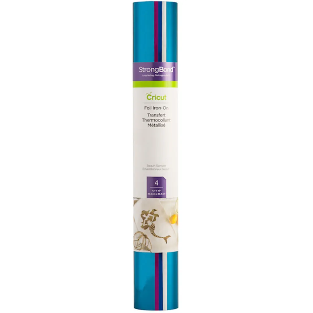 Cricut Thermocollant (htv)|Matériaux^échantillon de foil thermocollant, Sequin
