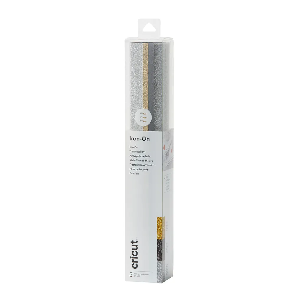 Cricut Thermocollant (htv)|Matériaux^échantillon de thermocollant pailleté, Basics