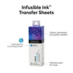 Cricut Infusible Ink^Feuilles de transfert Infusible Ink™ (2 unités), éclaboussure d'eau pourpre
