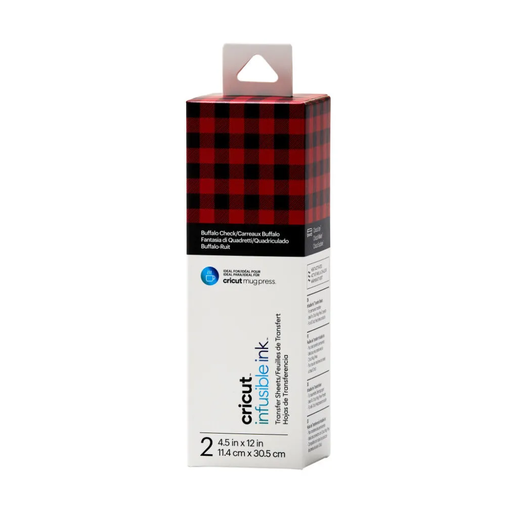 Cricut Infusible Ink^Feuilles de transfert Infusible Ink™ (2 unités), Carraeaux Buffalo