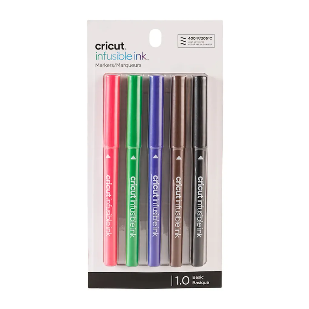 Cricut Stylos Et Marqueurs|Infusible Ink^Feutres Infusible Ink™ (1,0), Basics (5unités)
