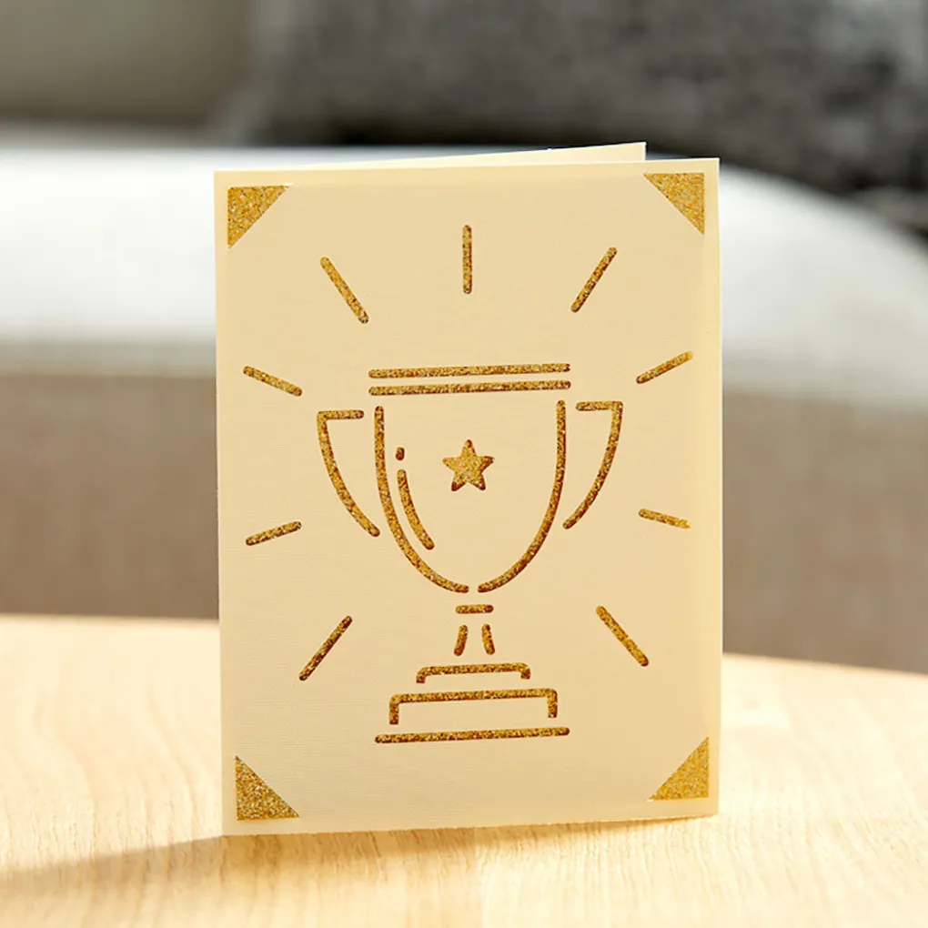 Cricut Papier Et Cartes|La Gamme Joy^Inserts de cartes Joy™, Crême/Or Paillettes