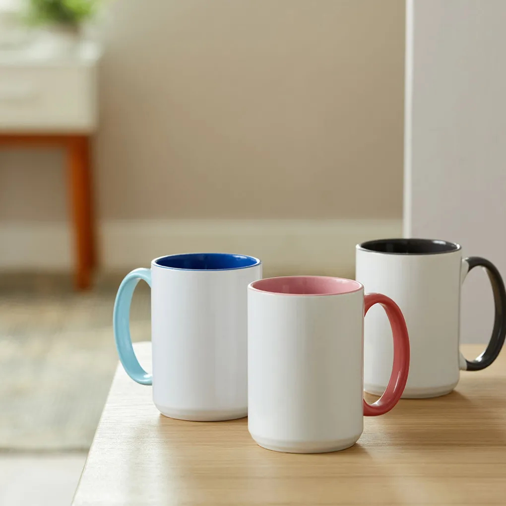 Cricut Infusible Ink|Supports Personnalisables^Mug biseauté en céramique à personnaliser - , 425ml (15oz) (1unité)