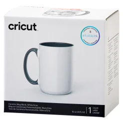Cricut Infusible Ink|Supports Personnalisables^Mug biseauté en céramique à personnaliser - Gris, 425ml (15oz) (1unité)