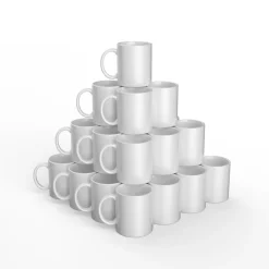 Cricut Supports Personnalisables|Infusible Ink^Mug en céramique personnalisable, blanc-340ml/12oz (36unités)