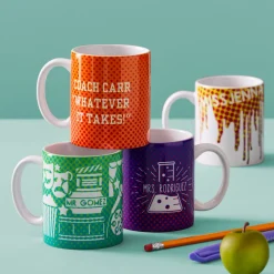 Cricut Supports Personnalisables|Infusible Ink^Mug en céramique personnalisable, Blanc - 15 oz/425 ml (6 unités)