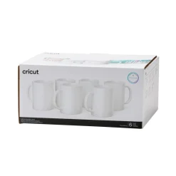 Cricut Supports Personnalisables|Infusible Ink^Mug en céramique personnalisable, Blanc - 15 oz/425 ml (6 unités)