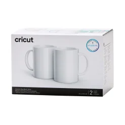Cricut Supports Personnalisables|Infusible Ink^Mug en céramique personnalisable, Blanc-15oz/425ml (2unités)