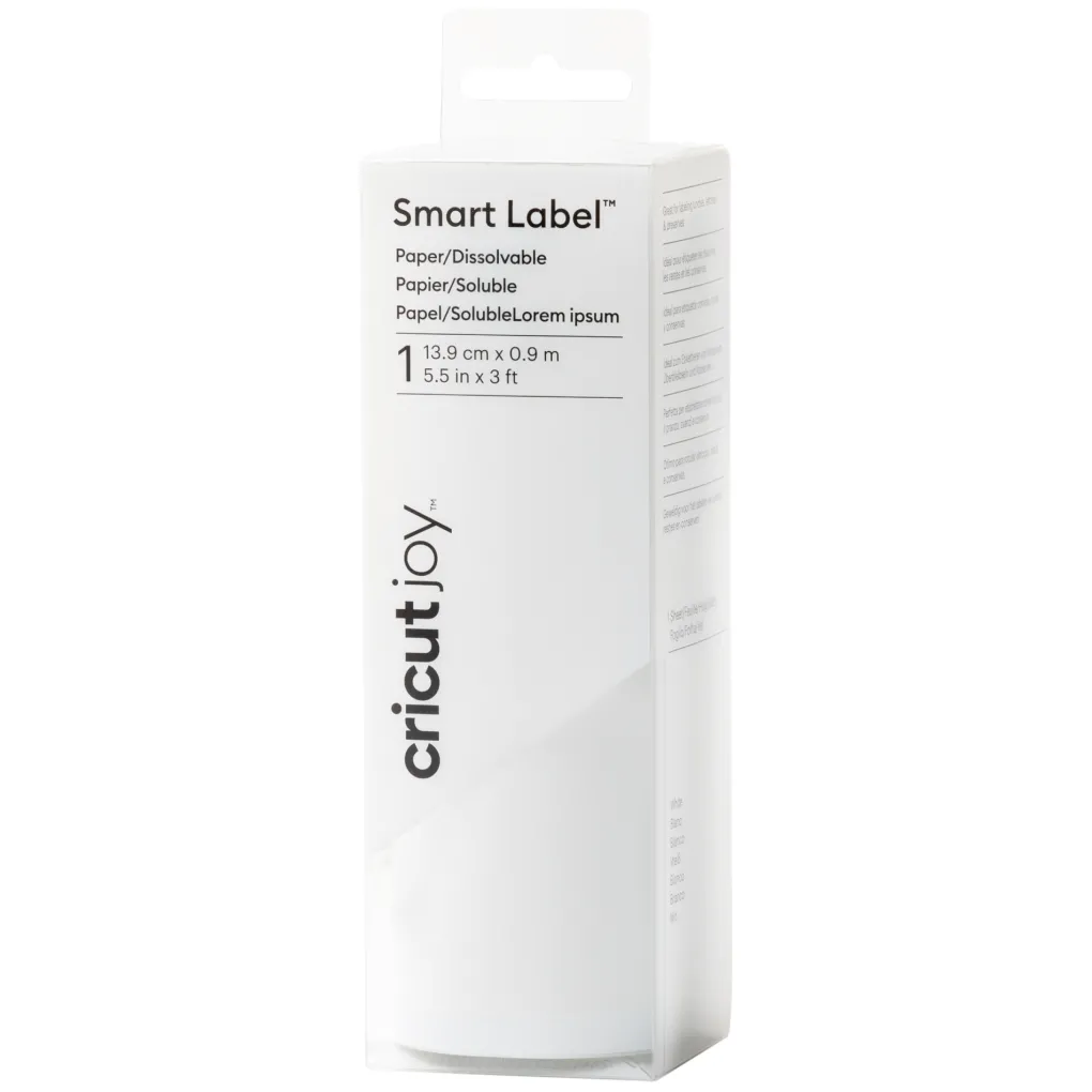 Cricut Papier Et Cartes|Gamme Smart Materials^Papier autocollant Joy™ Smart Label™ dissoluble, blanc