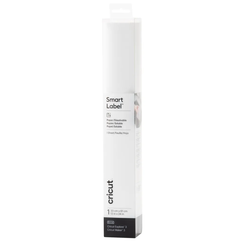 Cricut Papier Et Cartes|Gamme Smart Materials^Papier autocollant Smart Label™ dissoluble, blanc