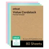 Cricut Matériaux Économiques|Papier Et Cartes^Papier cartonné économique, collection Pastels - 21,6 cm &times; 27,9 cm (8,5 po &times; 11 po) (80 piêces)