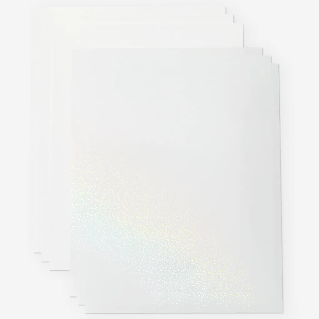 Cricut Matériaux Imprimables & Stickers^Set de stickers imperméables et imprimables holographiques - A4 (5 feuilles)