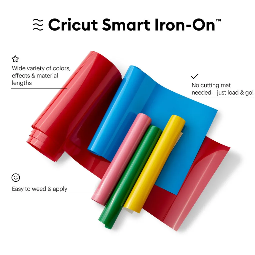 Cricut Thermocollant (htv)|Gamme Smart Materials^Smart Iron-On (2,7m)