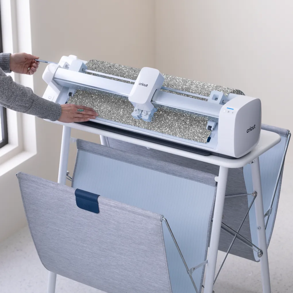 Cricut Thermocollant (htv)|Gamme Smart Materials^Smart Iron-On, Pailleté, Argent, 5 ft