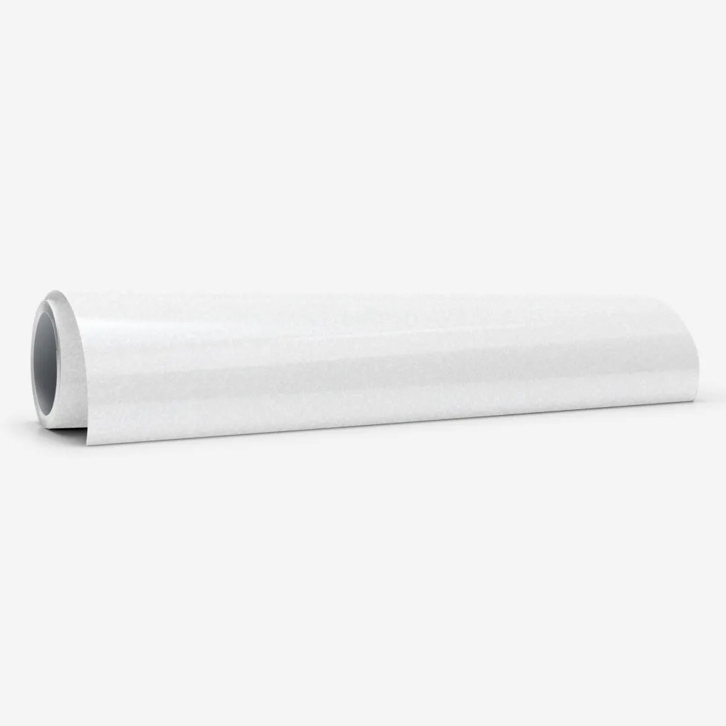 Cricut Thermocollant (htv)|Gamme Smart Materials^Smart Iron-On, Pailleté, Blanc (3,6 m)