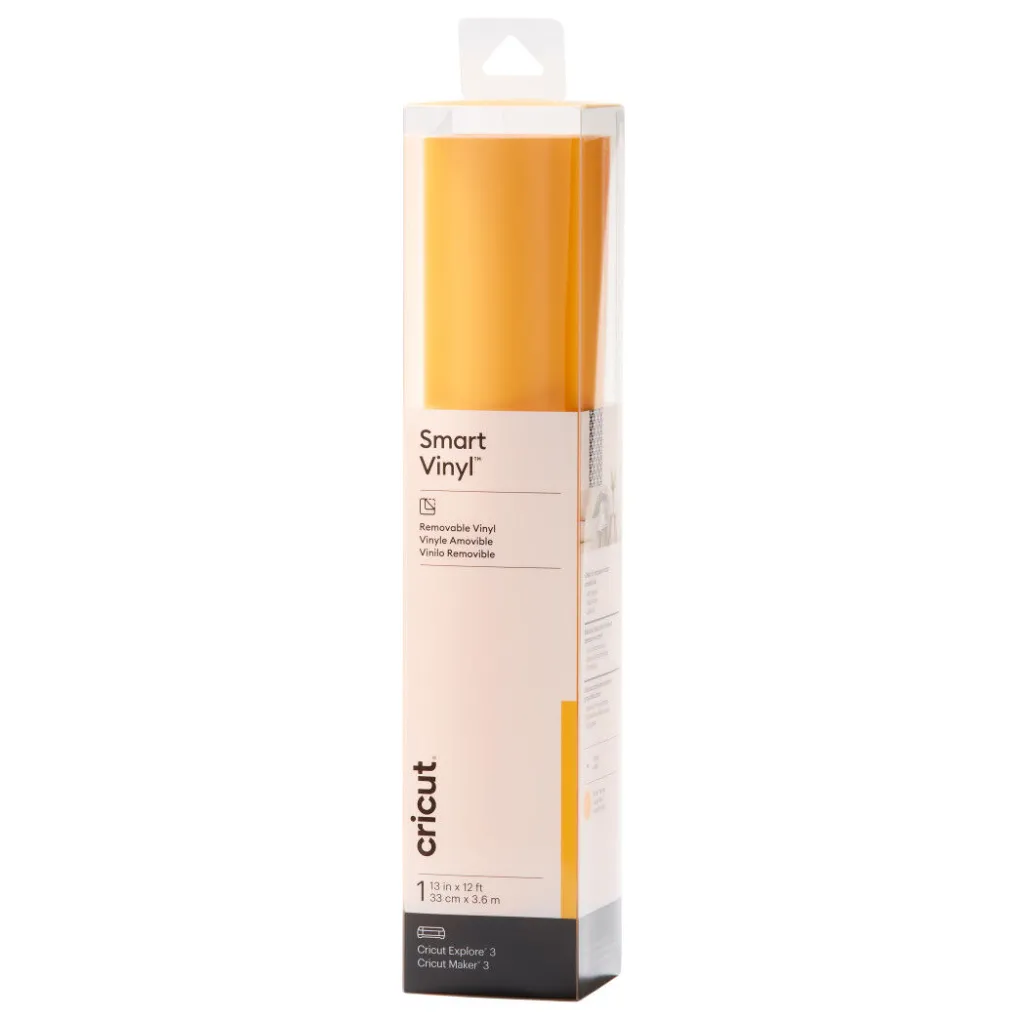 Cricut Vinyle^Smart Vinyl™ - Amovible, Jaune Maïs (3,7m)