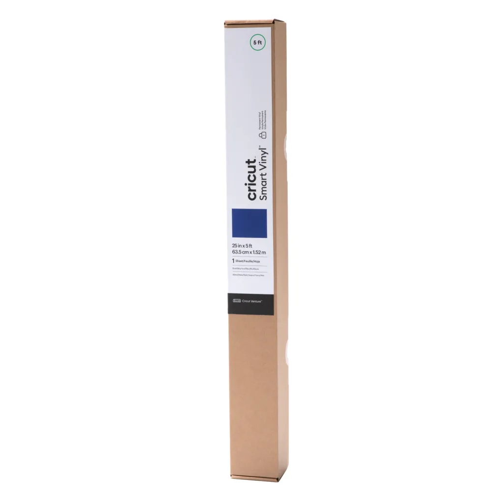 Cricut Vinyle^Smart Vinyl™ - permanent, Bleu 63,5cm x 1,5m (25po x 5pi)