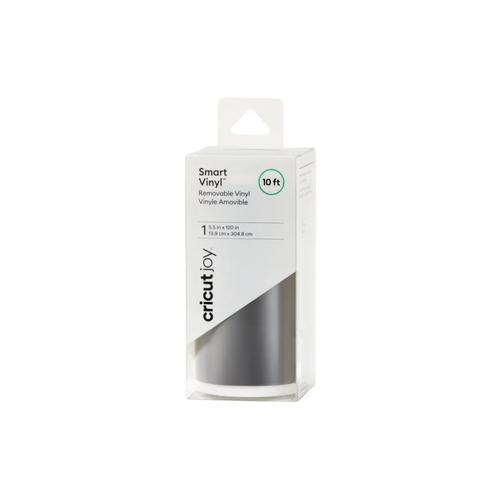 Cricut Vinyle^Smart Vinyl™ Joy™ - Amovible (3 m), Argent