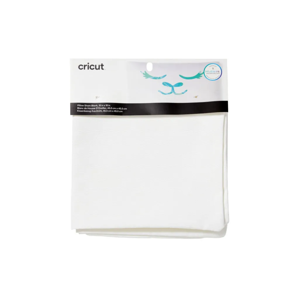 Cricut Supports Personnalisables|Infusible Ink^Taie d'oreiller personnalisable, Blanche