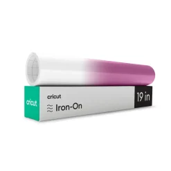 Cricut La Gamme Explore|Matériaux^Thermocollant à couleur changeante activé par les UV, blanc - rose