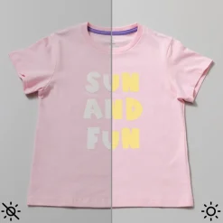 Cricut La Gamme Explore|Matériaux^Thermocollant à couleur changeante activé par les UV, blanc - jaune