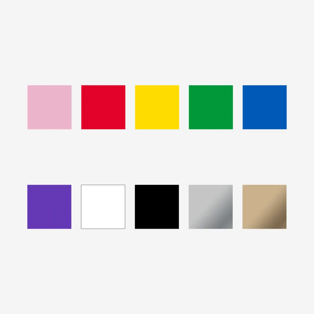 Cricut Matériaux Économiques|Thermocollant (htv)^Thermocollant économique, collection Rainbow - 30,5 cm × 91,4 cm (12 po × 3 pi) (10 unités)