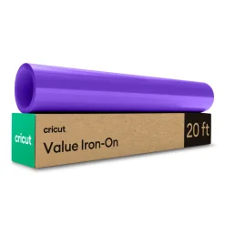 Cricut Matériaux Économiques^Thermocollant économique de 30,5 cm &times; 6 m (12 po &times; 20 pi), Pourpre