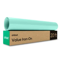 Cricut Matériaux Économiques^Thermocollant économique de 30,5 cm &times; 6 m (12 po &times; 20 pi), Menthe