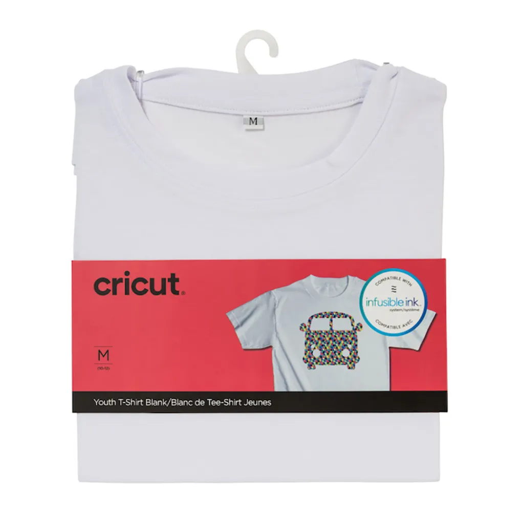 Cricut Supports Personnalisables^T-shirt Infusible Ink pour jeune M Col rond