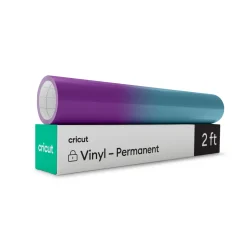 Cricut La Gamme Explore|Matériaux^Vinyle avec couleur activée par la chaleur - Permanent, Violet - Turquoise