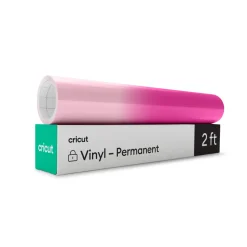 Cricut La Gamme Explore|Matériaux^Vinyle avec couleur activée par le froid - Permanent, Rose clair - Magenta
