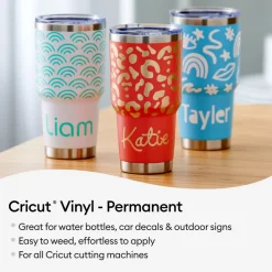 Cricut Vinyle|La Gamme Explore^Vinyle, collection Bright Rainbow- Permanent (20unités)