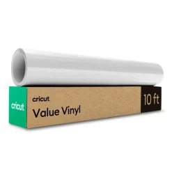 Cricut Matériaux Économiques^Vinyle économique de 30,5 cm × 3 m (12 po × 10 pi), Blanc