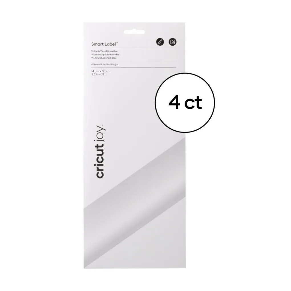 Cricut Vinyle^Vinyle inscriptible Smart Label™ Joy™ -amovible, Blanc