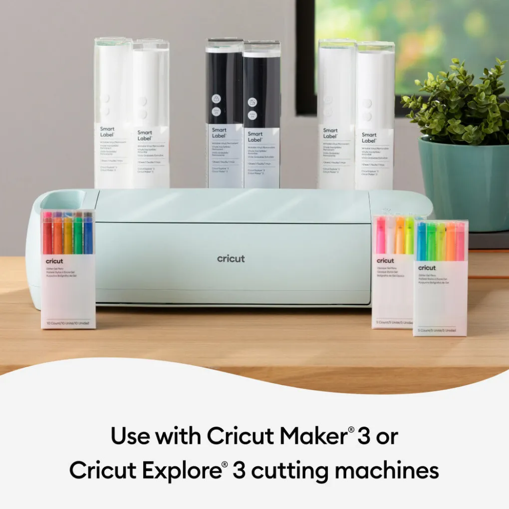 Cricut Vinyle|Gamme Smart Materials^Vinyle inscriptible Smart Label™ -Amovible (0,9m (3 pi))