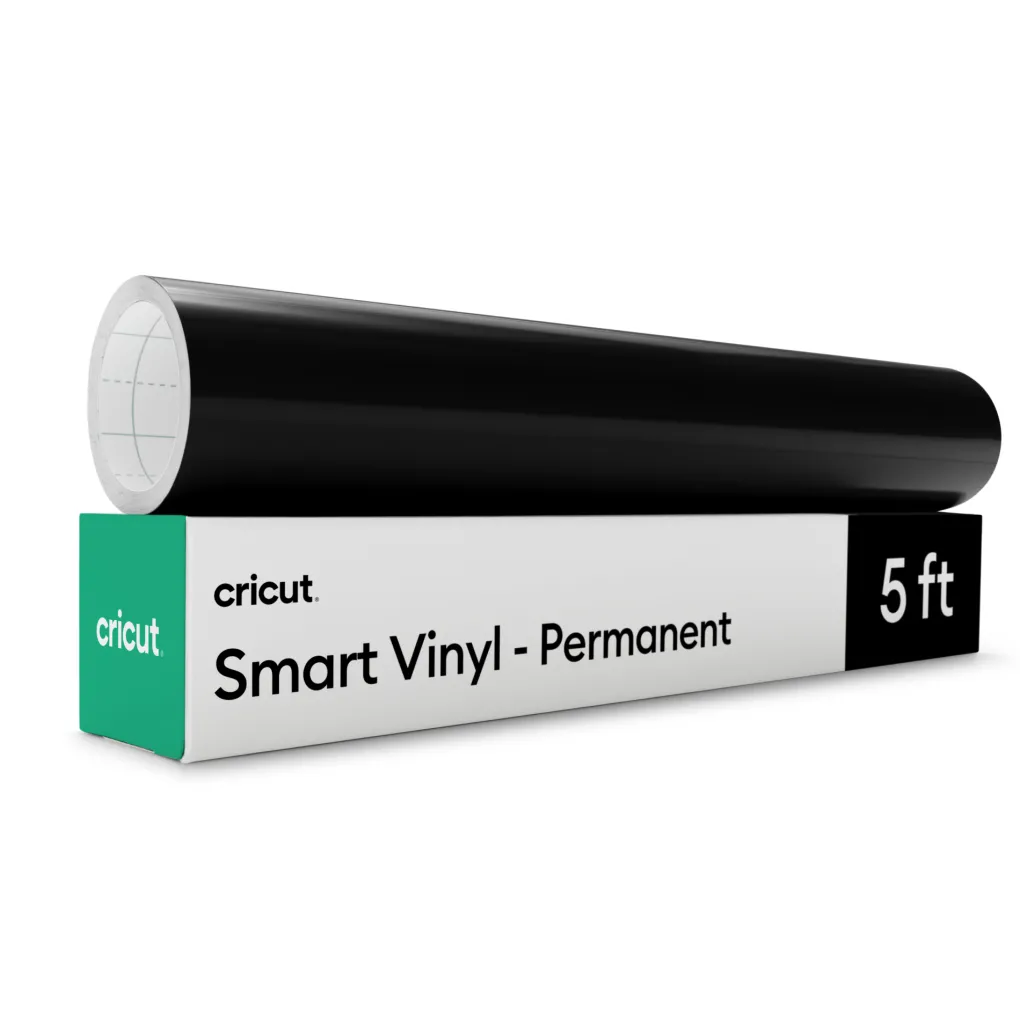 Cricut Vinyle^Vinyle permanent sans tapis Smart Vinyl™ (1,5 m / 5 pi), Noir