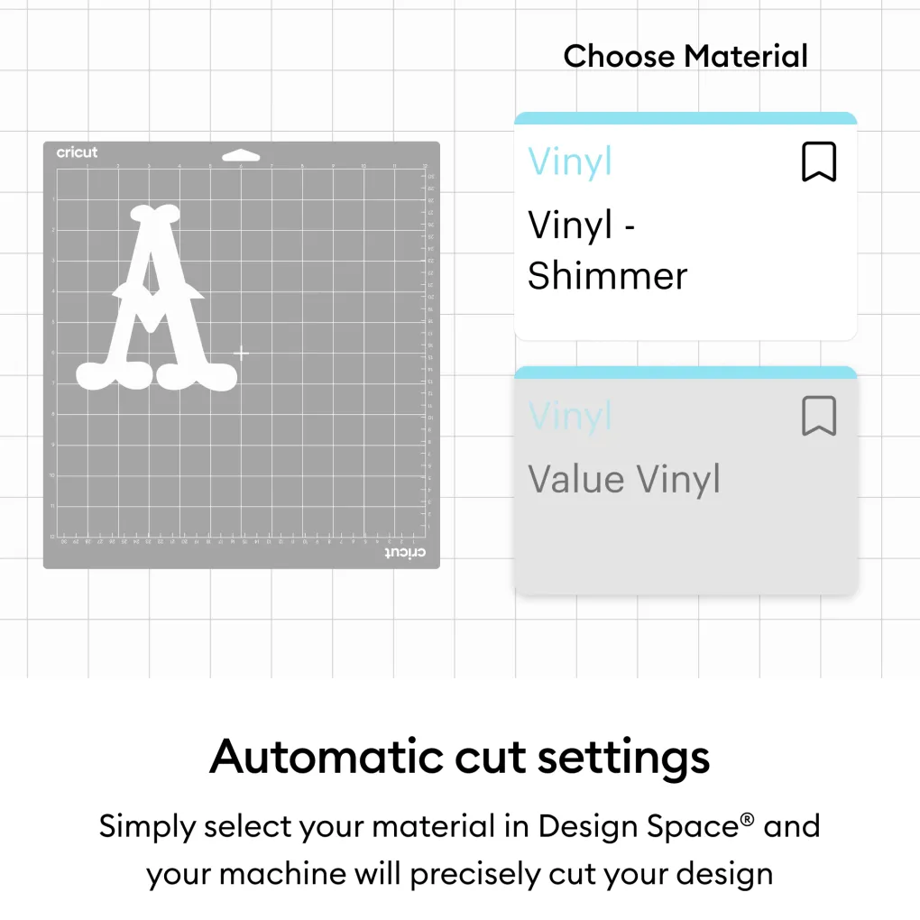 Cricut Vinyle^Vinyle scintillant - permanent (1,2 m / 4 pi)