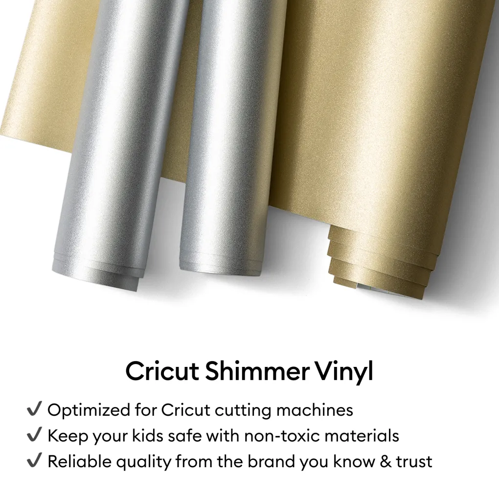 Cricut Vinyle^Vinyle scintillant - permanent (1,2 m / 4 pi)